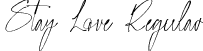 Stay Love Regular font - staylove-6ymv1.otf