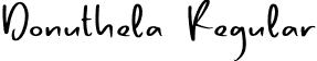 Donuthela Regular font - Donuthela.otf