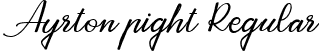 Ayrton pight Regular font - Ayrton-Pight.ttf