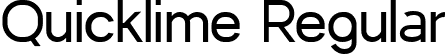 Quicklime Regular font - Quicklime-Regular.ttf