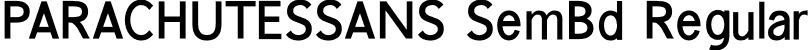 PARACHUTESSANS SemBd Regular font - PARACHUTESSANS-SemiBold.otf