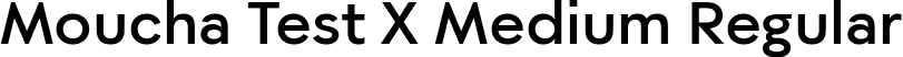 Moucha Test X Medium Regular font - Moucha-Test-X-Medium.ttf