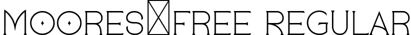 Moores-free Regular font - MooresFreeRegular-51Vya.ttf