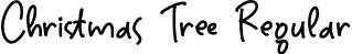 Christmas Tree Regular font - Christmas-Tree.otf