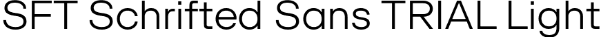 SFT Schrifted Sans TRIAL Light font - SFTSchriftedSansTRIAL-Light.ttf