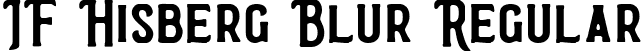 JF Hisberg Blur Regular font - JFHisberg-Blur.ttf