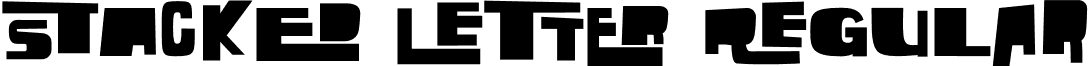 Stacked Letter Regular font - behance-63fd71d43bdb8.otf