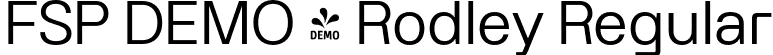 FSP DEMO - Rodley Regular font - Fontspring-DEMO-rodley-regular.otf