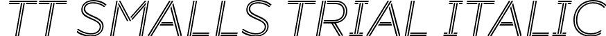 TT Smalls Trial Italic font - TT-Smalls-Trial-Italic-BF640a7a605cb24.otf