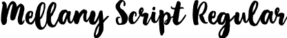 Mellany Script Regular font - Mellany-Script.ttf