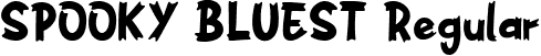 SPOOKY BLUEST Regular font - SPOOKY-BLUEST.ttf