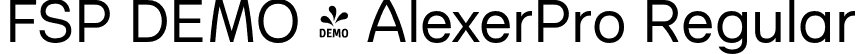 FSP DEMO - AlexerPro Regular font - Fontspring-DEMO-alexerpro-regular.otf