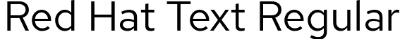Red Hat Text Regular font - RedHatText-Regular.ttf