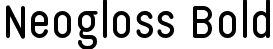 Neogloss Bold font - NeoglossBold-EadVj.ttf
