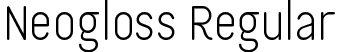 Neogloss Regular font - Neogloss-p7EG1.ttf