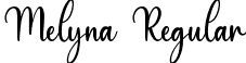 Melyna Regular font - Melyna.ttf