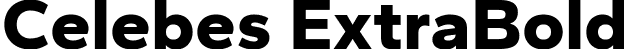 Celebes ExtraBold font - Celebes-ExtraBold.ttf