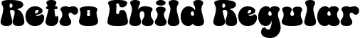 Retro Child Regular font - retrochildregular-7bnml.ttf