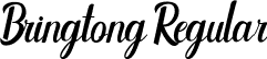 Bringtong Regular font - bringtong.ttf