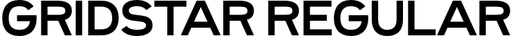 Gridstar Regular font - Gridstar-Regular.otf