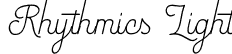 Rhythmics Light font - RhythmicsLight-RpZlV.otf