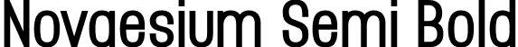 Novaesium Semi Bold font - Novaesium-Semi-Bold.otf