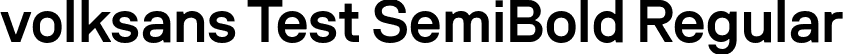 volksans Test SemiBold Regular font - volksansTest-SemiBold.otf