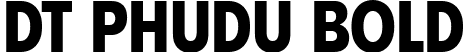 DT Phudu Bold font - DTPhudu-Bold.ttf