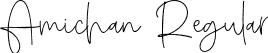 Amichan Regular font - Amichan-vmLMA.otf