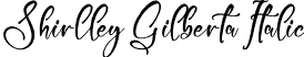 Shirlley Gilberta Italic font - Shirlley-Gilberta-Italic.otf