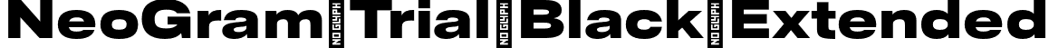 NeoGram Trial Black Extended font - NeoGramTrial-BlackExtended-BF63eaf5cb4feeb.otf
