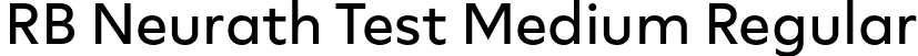 RB Neurath Test Medium Regular font - NeurathTest-Medium.otf
