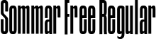 Sommar Free Regular font - sommar-free.ttf