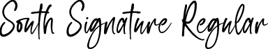 South Signature Regular font - southsignature-bw2r5.otf