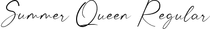 Summer Queen Regular font - summer-queen.ttf