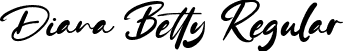 Diana Betty Regular font - diana-betty-personal-use-only.otf