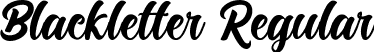 Blackletter Regular font - blackletter.ttf