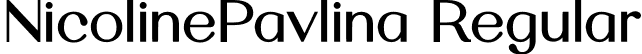 NicolinePavlina Regular font - nicolinepavlina.otf