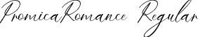 PromicaRomance Regular font - promicaromance.ttf