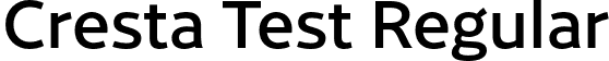Cresta Test Regular font - CrestaTest-Medium.otf