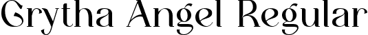 Grytha Angel Regular font - grythaangel-d9war.ttf