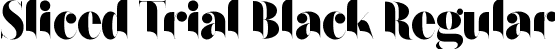 Sliced Trial Black Regular font - SlicedTrial-VF.ttf