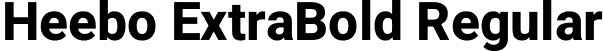 Heebo ExtraBold Regular font - Heebo-ExtraBold.ttf