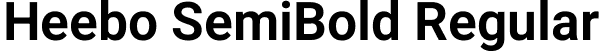 Heebo SemiBold Regular font - Heebo-SemiBold.ttf