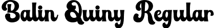 Balin Quiny Regular font - BalinQuiny.otf