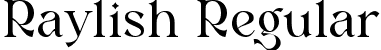 Raylish Regular font - raylish-gxdzq.ttf
