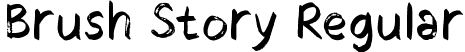 Brush Story Regular font - BrushStory.ttf