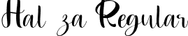 Haleeza Regular font - Haleeza-DEMO.ttf