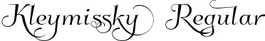 Kleymissky Regular font - kleymissky-0283.otf