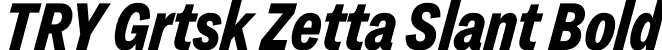 TRY Grtsk Zetta Slant Bold font - TRYGrtsk-BoldZettaSlant.ttf